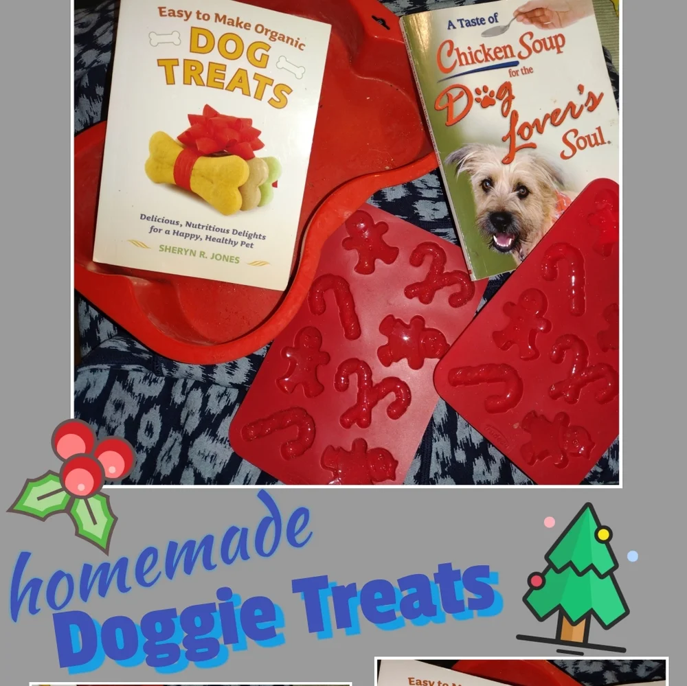Doggie Treat Recipe Book & Treat Mold